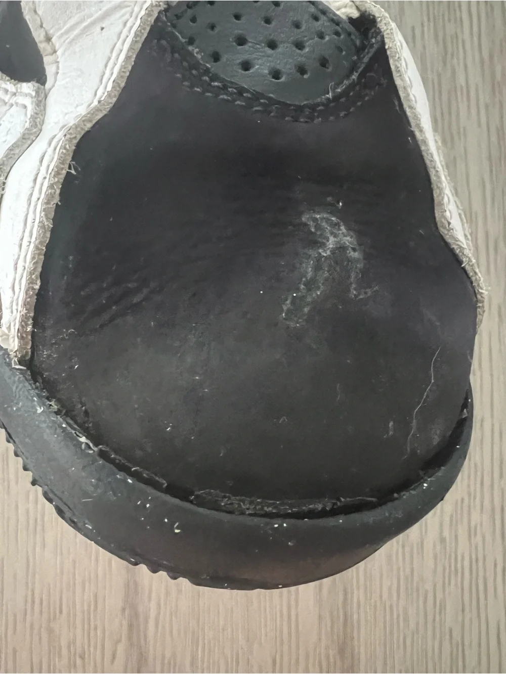 Jordan  Mens Black and White High-Top Basketball Sneakers